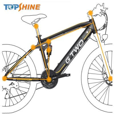 China Aluminum alloy 500W 48V lithium battery GPS locating computer mountain electric bike with inertial cruise riding mode for sale