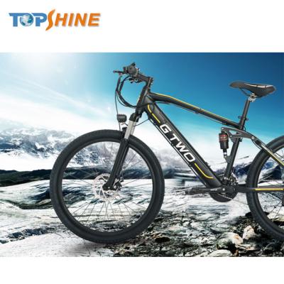 China Newly Support 27.5 Inch Dual Suspension Mountain Ebike With GPS RFID Colorful LCD Display for sale