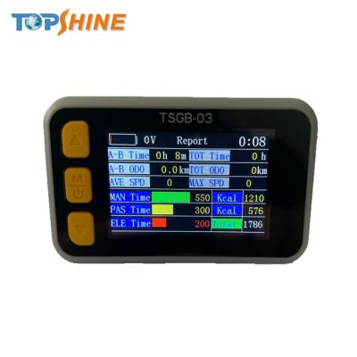 China Support Mini Waterproof Colorful Electric Bike LCD Display Alculate Calorie Ebike Computer Ebike Odometer for sale