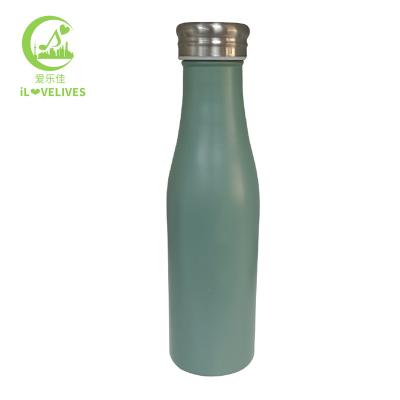 China PORTABLE Double Bottle Vacuum Flask Custom Wall Insulated Stainless Steel Vacuum Water Bottle for sale