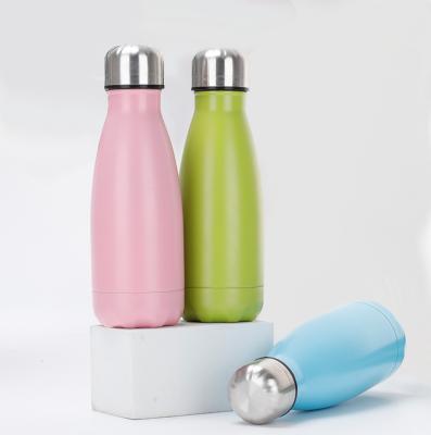 China 2022 new logo 350ml custom PORTABLE vacuum sealed flask insulated stainless steel kola water bottle thermos for sale