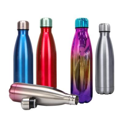 China 2021 PORTABLE Principal 18/8 Stainless Steel Cola Shape Water Bottle Vacuum Insulated Stainless Steel Water Bottle for sale