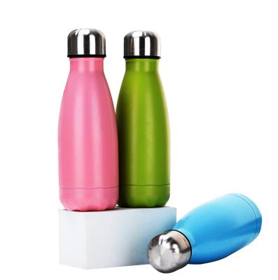 China 2022 PORTABLE wholesale custom logo 350ml vacuum flask insulated stainless steel cola water bottle thermos cup for sale