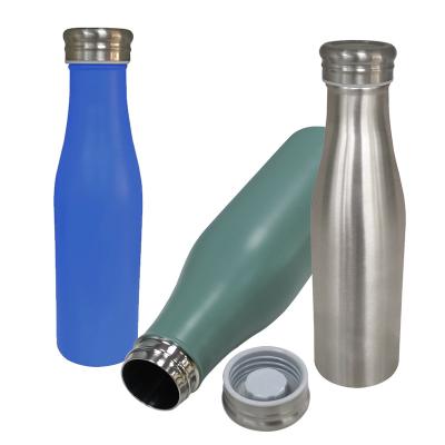 China PORTABLE Double Bottle Vacuum Flask Custom Wall Insulated Stainless Steel Vacuum Water Bottle for sale