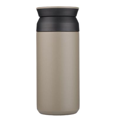 China 18/8 Double Wall Stainless Steel PORTABLE Vacuum Coffee Cup Warmer Insulated Thermo Japanese Style With Logo for sale