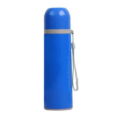 China 2022 New Product 350 Stainless Steel 500ml Vacuum Flask PORTABLE Bullet Style With Rope Lid Cup for sale