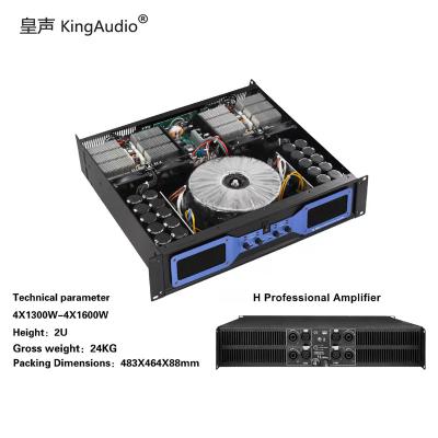 China KingAudio/Huangsheng 4 Channel Professional Rear Amplifier KTV Bar Stage Amplifier 600W-1600W Other for sale