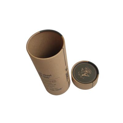 China Eco - Friendly Recycled Handmade Luxury Custom Round Tube Paper Gift Candle Packaging Box for sale