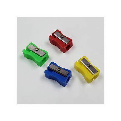 China New Arrival China Good Quality Plastic Single Hole Pencil Sharpeners Plastic Material for sale