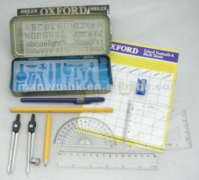 China A5003-14 Oxford School Mark 14pcs Math Set for sale