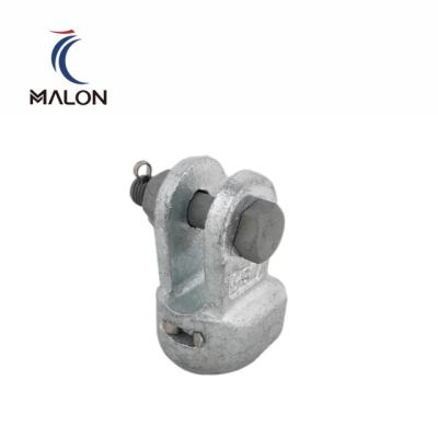 China WS Type Iron Power Line Hardware Ball Eye Orbit Electrical Power Tie Fittings Fit Hot Dipped Galvanized Clevis for sale