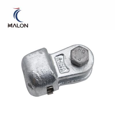 China Electrical Power Tie Fittings Electric Power Fitting WS Socket Clevis Hot DIP Galvanized Hubbell Type for sale