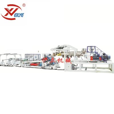 China Plastic sheet 2 double screw layer pp/ps sheet extruder machine for sale