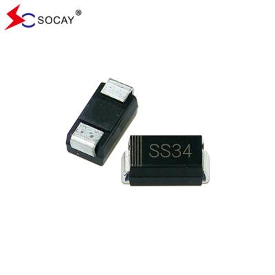 China 40VRRM SBD Schottky Diode SS34A 28VRMS 3A I(AV) 0.55 VF DO-214AC à venda