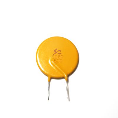 中国 SOCAY Radial PTC Polymer Resettable Fuse PTCs SC60-185CZ0D For Circuit Protection 販売のため