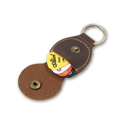 China Vintage Hot Selling Luxury Car Key Holders With Key Chain Key Ring Card Case Wallet Customized Guitar Plectrum Bag Access for sale