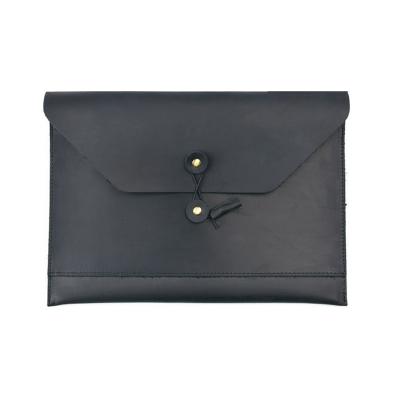 China GENUINE LEATHER Custom Logo Logo Soft Bag Computer Office Briefcase Drop Shipping Vintage Bags Carrying Case Envelope Bag for sale