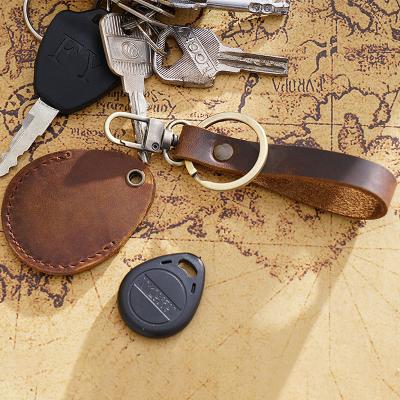 China Vintage Drop Shipping Small Fobs Holder Key Ring Mini Bus IC Access Key Cards Case Personalized Custom Car Key Chain for sale