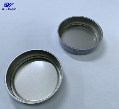 China D99x27mm 180g Round Tinplate Can Inner Coating Food Packaging Tin Cans zu verkaufen