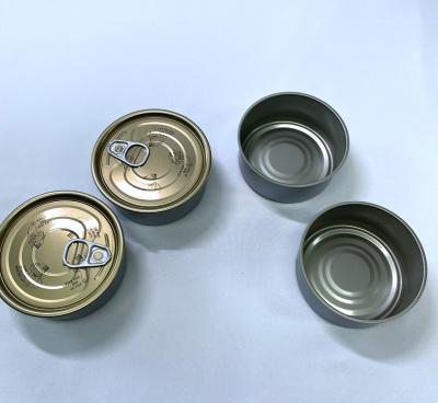 Cina 2 Piece Beef Can 80g 100g Metal Cans For Food Packaging Silver in vendita