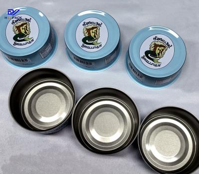 China Waterproof Beef Can Rust Proof Small Round Tin Box D65*38mm en venta