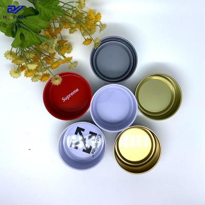 China Empty Antique Tin Can Packages Of Weed, 60g Volume Small Tin Can With Lid(Y) en venta