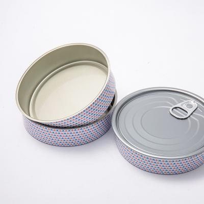 Chine Round Tuna Can Packaging With Easy Open Lid And With Food Grade Inner Coating à vendre