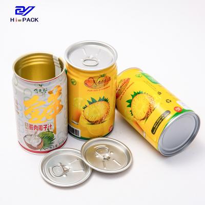 China 310ml Beverage Metal Drink Can Empty Food Grade Coffee Tin Packaging en venta