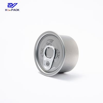 China Silver 50g Round Tuna Can 60ml Tin Can For Food Packaging zu verkaufen