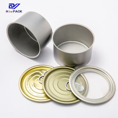 Chine 210ml Empty Tinplate Tuna Can 50gsm 100gsm Canned Food Packaging à vendre