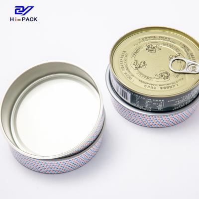 Китай 150gsm 200gsm Empty Tuna Tins Dia 99mm Small Round Metal Containers продается