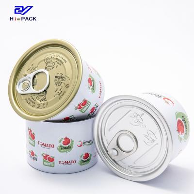 China Food Grade Easy Open Beef Can 80ml Food Packaging Tin Tinplate en venta