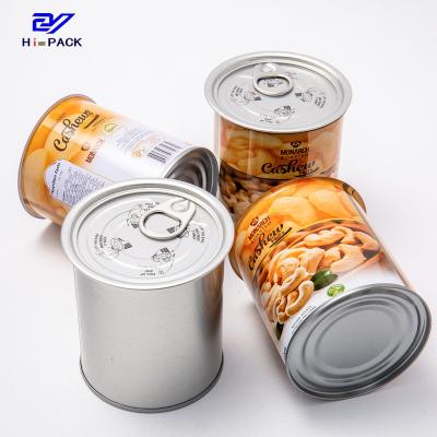 Cina Wear Resistant Protein Powder Tin Can Pop Top Circular Tin Containers in vendita