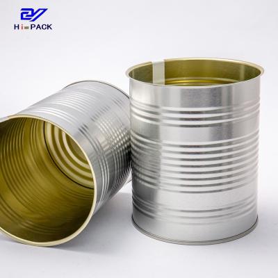 China 3000ml Big Round Tin Containers 800gsm 1000gsm Round Aluminum Tins en venta