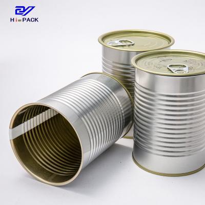 Κίνα Food Safety Round Tin Box 700g 800g 900g Tinplate Can With Aluminum Lid προς πώληση