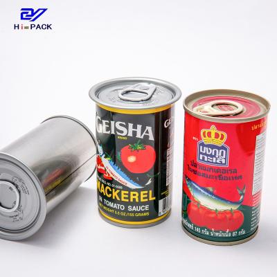 Cina D53*88mm Seamless Tin Containers 50gsm Tin Can For Food Packaging in vendita