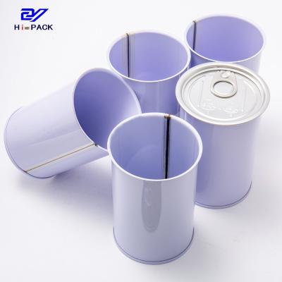 Κίνα Round Shape Drink Cans Metal 200 300 450 Gram Easy Open Tin Can For Fruit προς πώληση