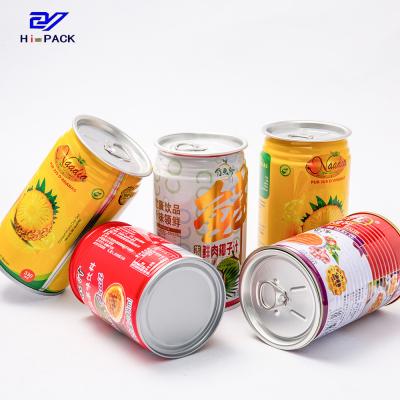 China Recyclable Custom SGS Certificated Tinplate Can Packaging For Fruit Beverage for sale