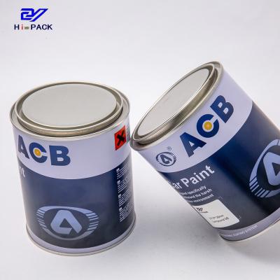 China 5Ltr 20Ltr Bucket Metal Tin Can With Easy Open Lid Butter Storage à venda