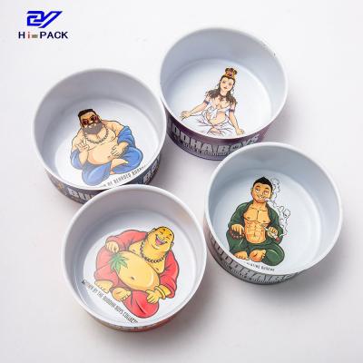 China 200 g rond blik met rundvlees, vis en voedsel Te koop