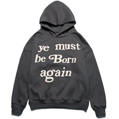 China QUICK DRY hop men's hip clothing letter printing new style recommend youth loose sweatshirt autumn and winter leisure hooded pullover for sale