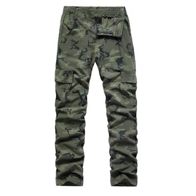 China Anti-wrinkle 2021 new product recommend spring and autumn male camouflage big pocket work pants for sale