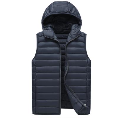 China QUICK DRY new style recommended outdoor jacket young men's down jacket pure color heat insulation hooded vest for sale