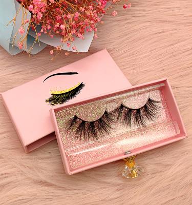 China Free Sample Cilio Faux Eyelash Wimper Wholesaler Up To 25-30 Times Goods 25mm 3D 5D 25mm Real Mink False Eye Lash Eyelashes With Custom Packing Box for sale