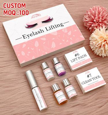 China Permanent Glue Lash Eyelash Perm OEM PASSIONATE Professional Lotion Perming Lift Kit for sale