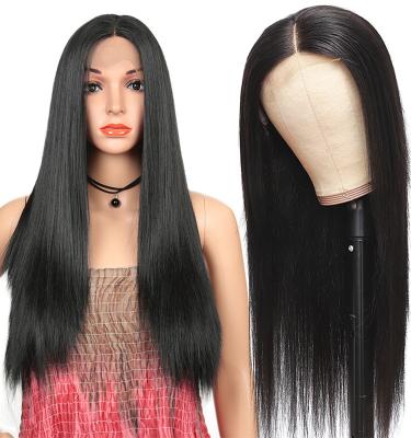 China Hd Stock 100% Natural Human Hair Wigs 8-26 Inches Brazilian Virgin Swiss Straight Transparent Straight Front Lace Wigs Glueless for sale