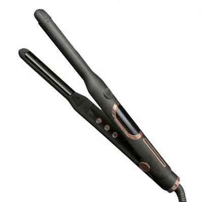 China Good Quality RV Flat Iron With LCD Display Fast Hair Straightener PTC Heater Hair Straightener for sale