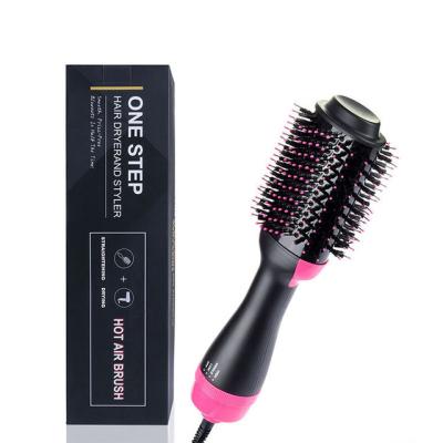 China Dropship Ionic Oval Negative Ions One Step Hair Dryer Hot Brush and Volumizer Airbrush with 110v and 220v for sale