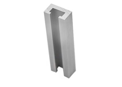 Chine Extrusion en aluminium de pièce en t d'argent d'OEM, aluminium de fente de T encadrant pour la balustrade en verre à vendre