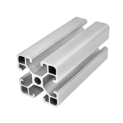 China Aluminiumprofil der verdrängung 4040 des Schlitzes 40x40mm des Bausatzsystems T industrielles Aluminium zu verkaufen